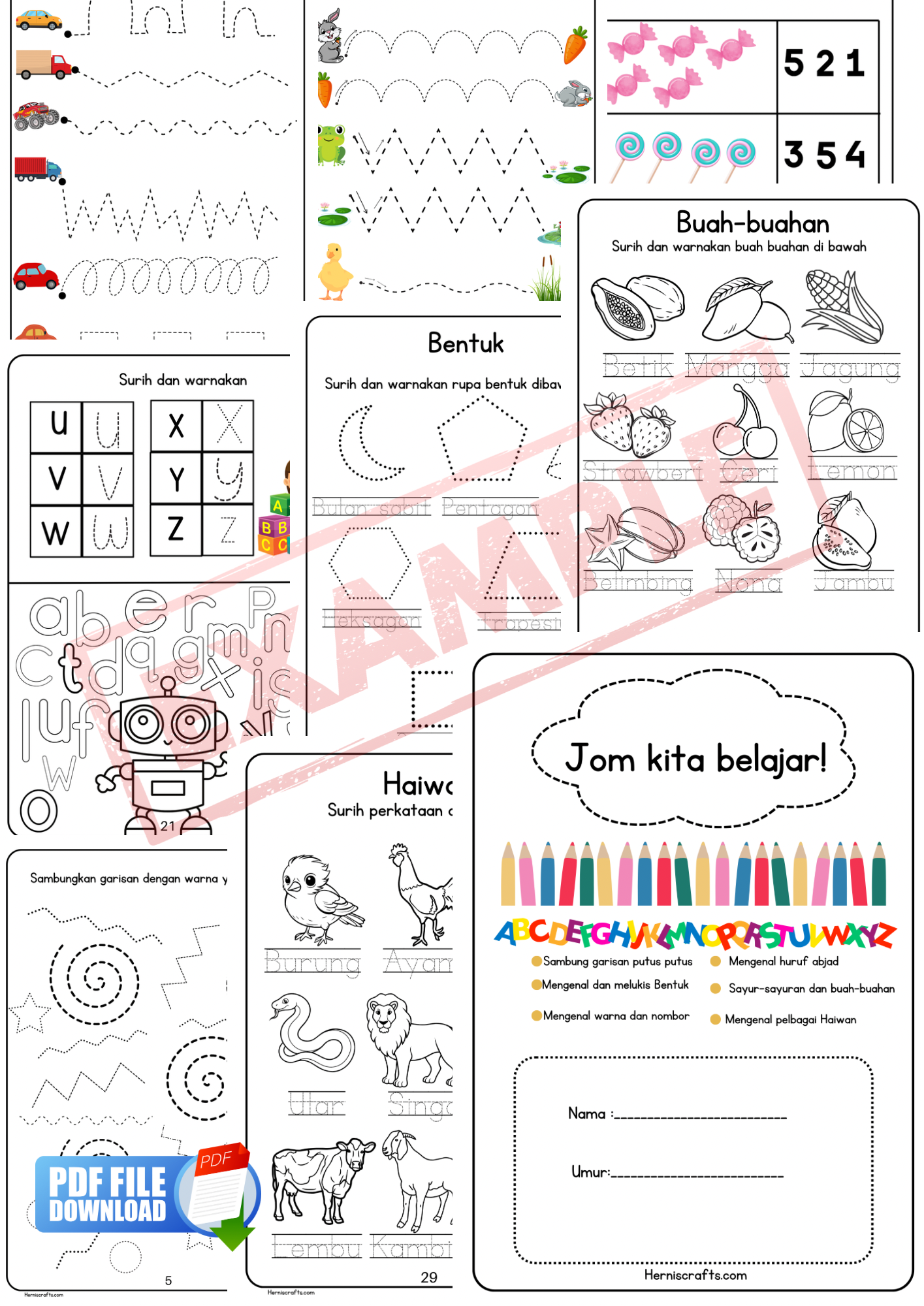 Jom kita belajar bahasa melayu latihan 1