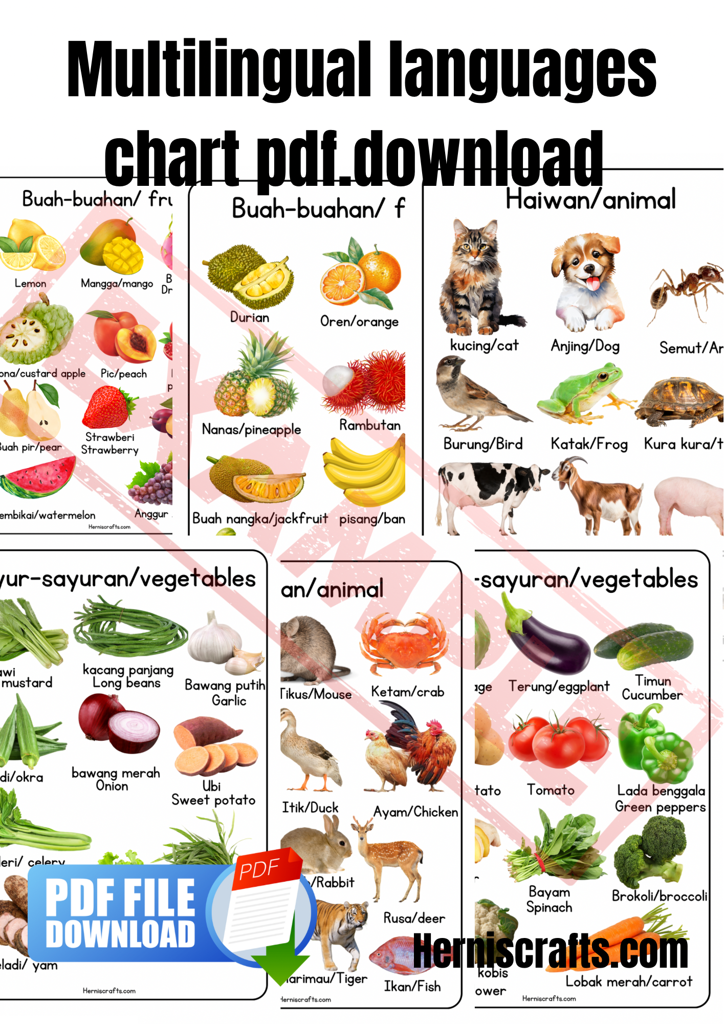 Dwibahasa chart pdf files download